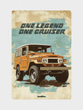Metallschild - ONE LEGEND - ONE CRUISER